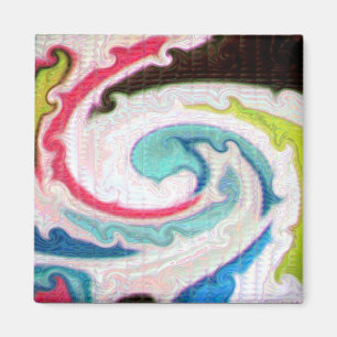 Abstrakt designmagnet magnet
