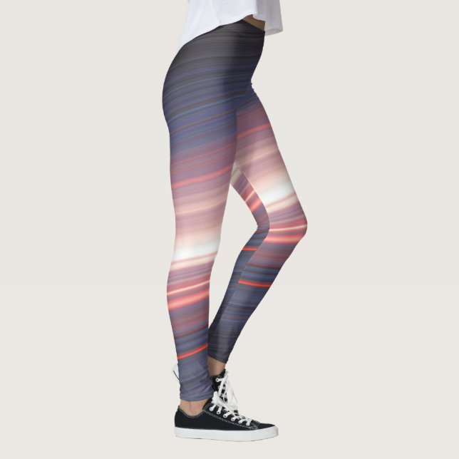 abstrakt diagonal 2 bensin leggings (Höger)