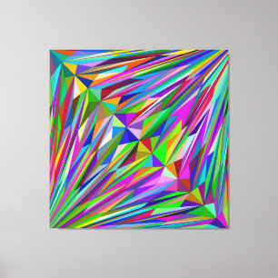 Abstrakt Diamond Canvastryck