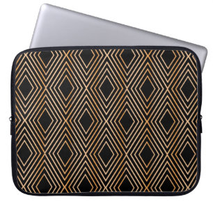 Abstrakt Diamond Mönster Laptop Fodral