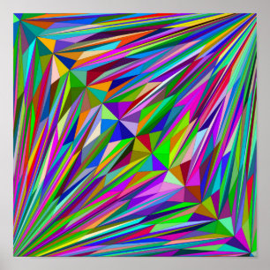 Abstrakt Diamond Poster