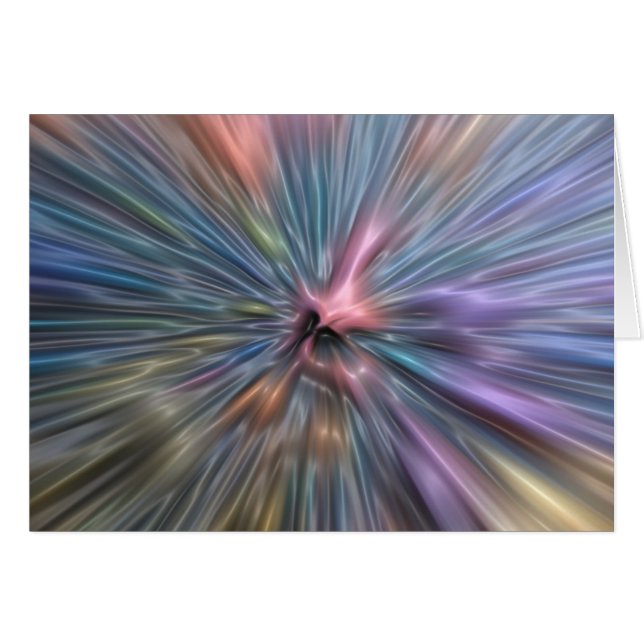 Abstrakt Digital Art 2 Hälsningskort (Framsidan Horizontal)