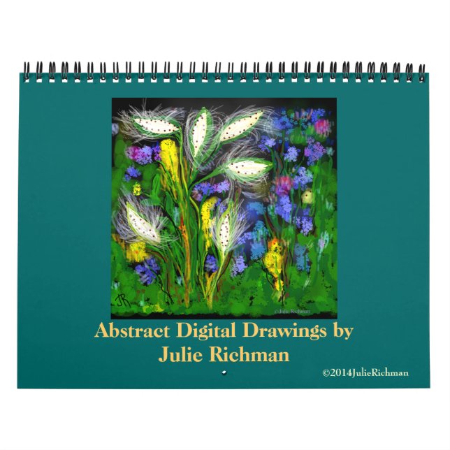 Abstrakt Digital Art av Julie Richman Kalender (Omslag)