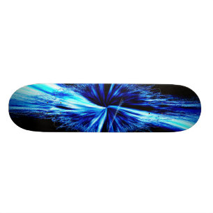 Abstrakt Digital för stänk Fractal Skateboard Bräda 20,5 Cm