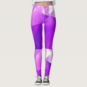 Abstrakt Digital Modern Art Mönster Leggings