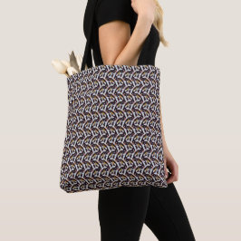 Abstrakt digital mönster 1219 - Tote Bag Tygkasse
