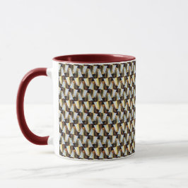 Abstrakt digital mönster-design 1215 - Kaffe Mugg