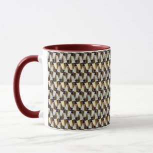 Abstrakt digital mönster-design 1215 - Kaffe Mugg