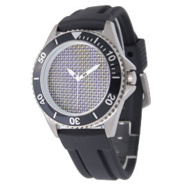 Abstrakt digital mönster-design 1216 - Manar Watch Armbandsur