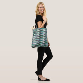 Abstrakt digital mönsterdesign 1221 - Tote Bag Tygkasse