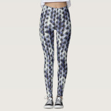 Abstrakt digitalt mönster 1191 - Leggings