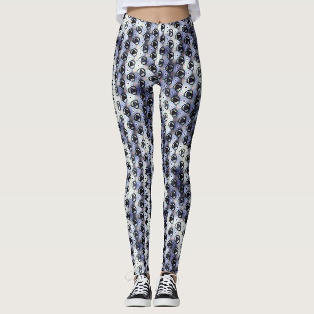 Abstrakt digitalt mönster 1191 - Leggings (Framsida)