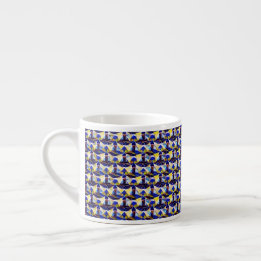 Abstrakt digitalt mönster 1216 - Espresso Mugg Espressomugg