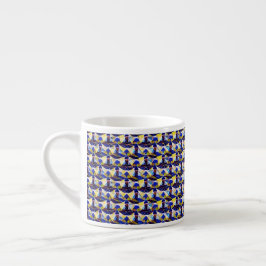 Abstrakt digitalt mönster 1216 - Espresso Mugg Espressomugg