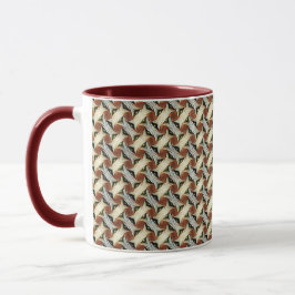 Abstrakt digitalt mönster 1220 - Kaffe kopp