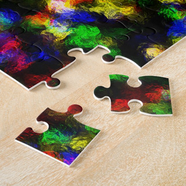 Abstrakt Disco Foil Jigszle Puzzle Pussel (Sidan)