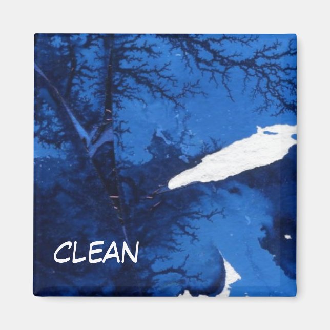abstrakt Dishwasher Status Magnet (fryst ringmärke (Framsidan)