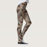 Abstrakt Djur Skriv ut bruna vita prickar Leggings<br><div class="desc">Bläddra tillbaka i dessa topparna med roligt som innehåller ett brunt och vitt djur av abstrakt. Perfekt för ett speciellt evenemang,  workout på gymmet,  tropisk djungelsemester eller festival.</div>