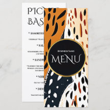 Abstrakt Djurtryck Safari Modern Evenemangsdesign