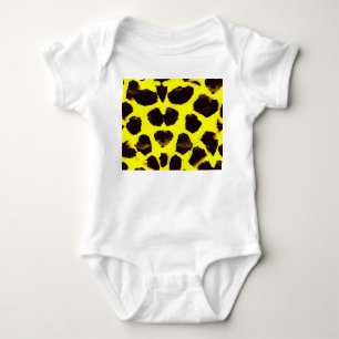 Abstrakt Djurutskrift Leopard Vattenfärg T Shirt