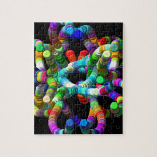 Abstrakt DNA Pussel