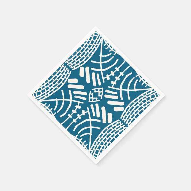 abstrakt Dodle modern Pappersservett (Hörn)