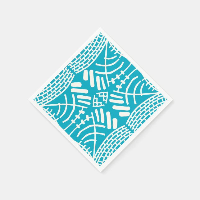 abstrakt Dodle modern Pappersservett (Hörn)