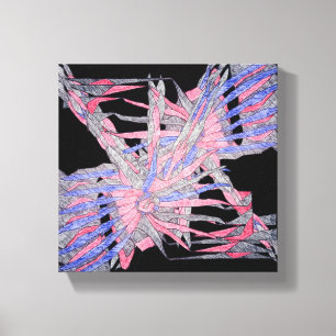 Abstrakt dold harmoni canvastryck
