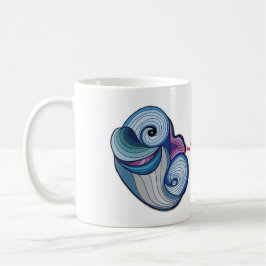 Abstrakt Dolphin Coffee Mugg