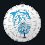 Abstrakt Dolphin Metall Cage Dartboard Darttavla<br><div class="desc">Abstrakt Dolphin Metall Cage Dartboard</div>