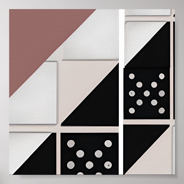 Abstrakt dominos poster (Framsidan)