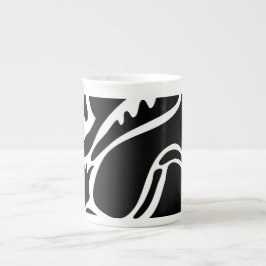 Abstrakt Doodles Black and white 4 of 8 Benporslin Mugg