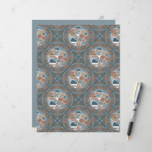 Abstrakt Dot Mandala Diamond Tile-skrapbok