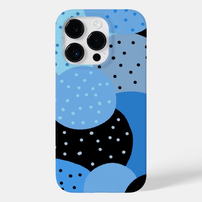 Abstrakt Dotty Blue Circles (Baksida)