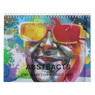 Abstrakt Dreams 12-månaders kalender