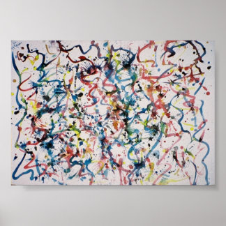 abstrakt-drivrutin poster