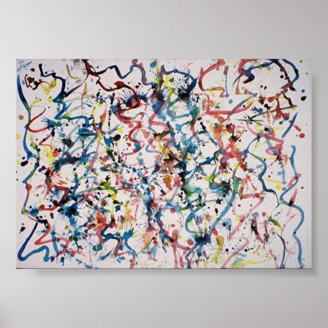 abstrakt-drivrutin poster (Framsidan)