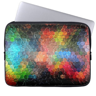 Abstrakt dynamiska färger för målning laptop sleeve