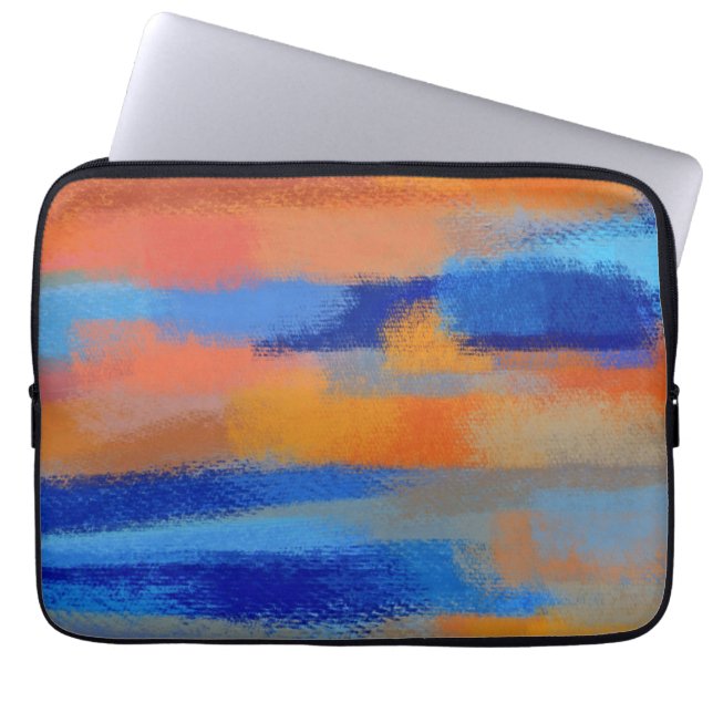 Abstrakt | Dynamiskt Färg 2 Laptop Sleeve (Framsidan)