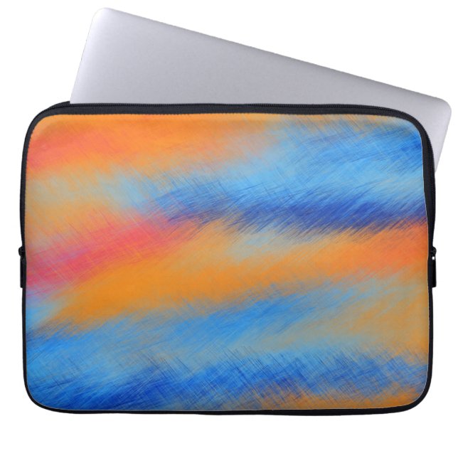 Abstrakt | Dynamiskt Färg 3 Laptop Sleeve (Framsidan)