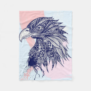 Abstrakt Eagle Fleecefilt