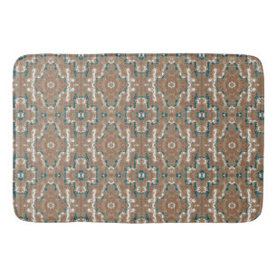 Abstrakt Earth Camouflage Brown Badrumsmatta
