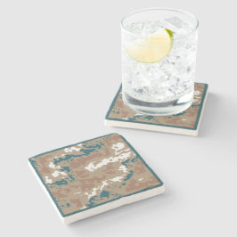 Abstrakt Earth Camouflage Brown Stenunderlägg