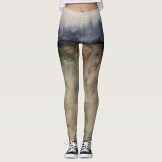 Abstrakt Earth Leggings