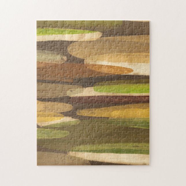 Abstrakt Earth Tone Ligcape Pussel (Vertikal)