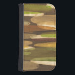 Abstrakt Earth Tone Ligcape Samsung S4 Plånboksfodral<br><div class="desc">Abstrakten skapades av Megan Meagher. Jordtonerna vid biet ge är en rustik känsla. Köp din idag!</div>