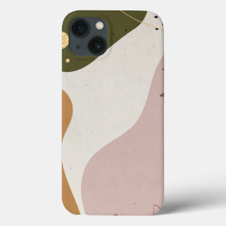 Abstrakt Earth Tone Phone Case - Minimalist Modern