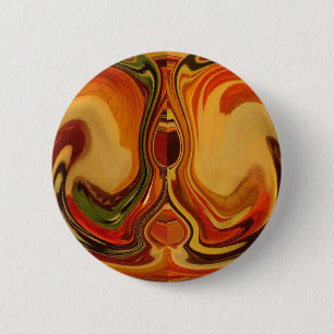 Abstrakt Earth Tone Swirl Art-utskrift Knapp