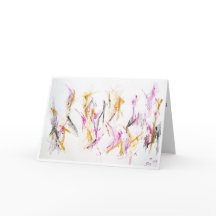 Abstrakt Ecouragement "Warm Embrace"-kort