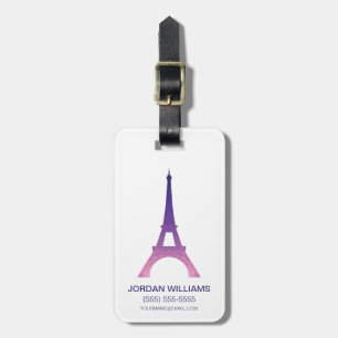 Abstrakt Eiffel torn Bagagebricka
